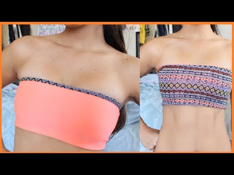 DIY: How to Reversible Bandeau Bra