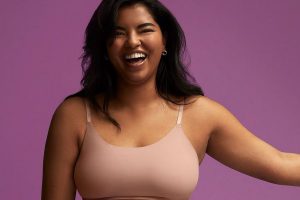 Woman wearing a wireless bra from Third Love