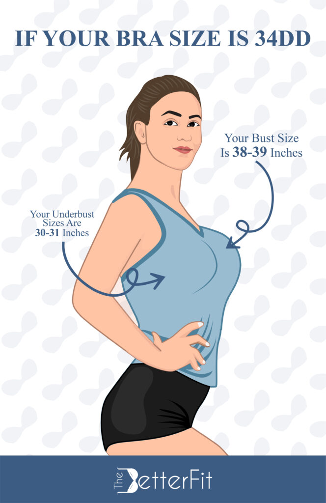 How Big Is a 34DD Bra Cup Size? | TheBetterFit