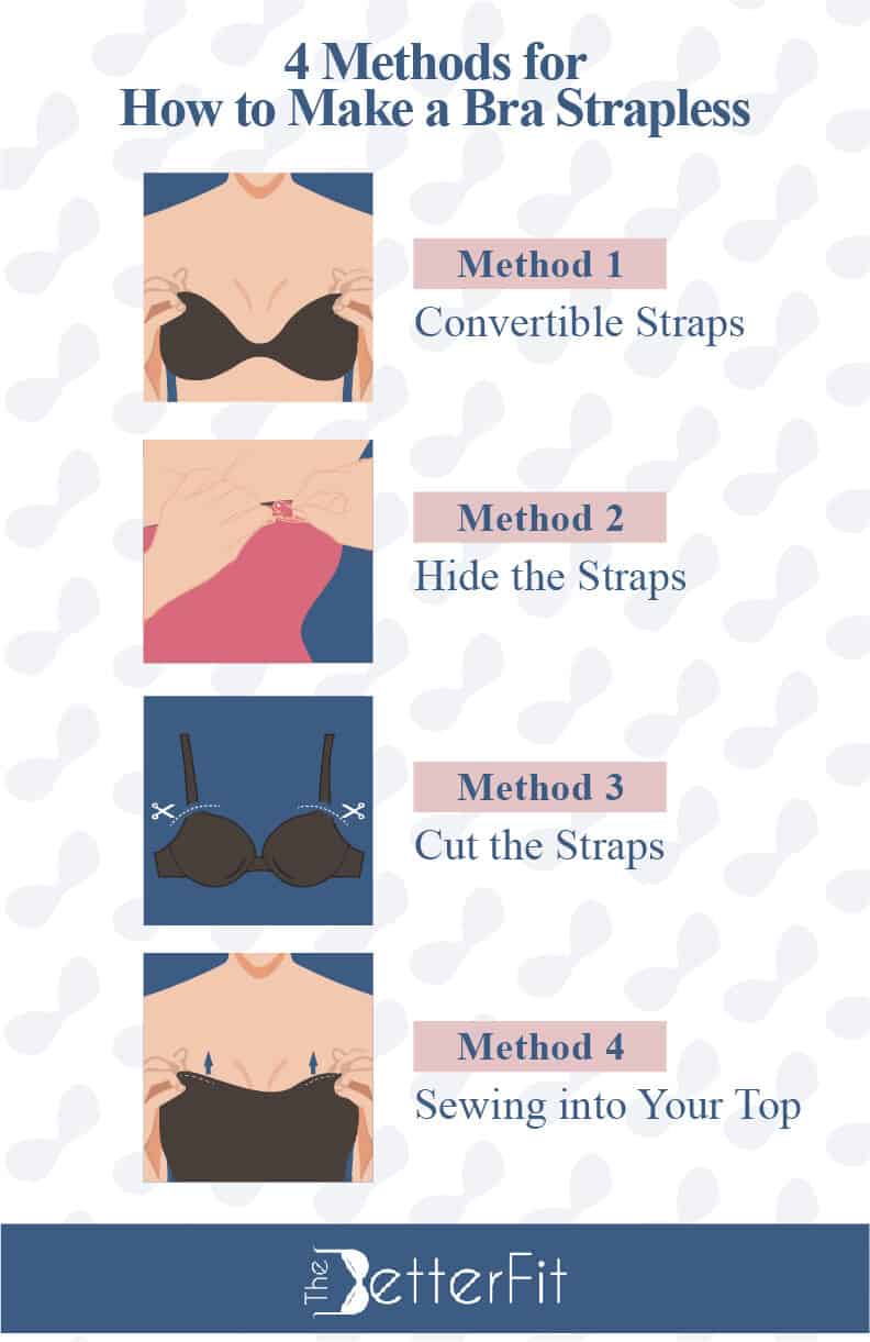 4 Methods for How to Make a Bra Strapless TheBetterFit