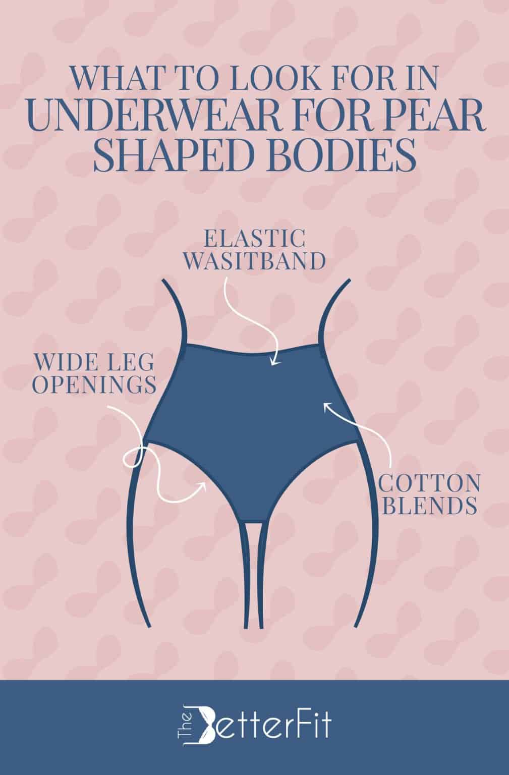 Best Underwear for Pear Shape Bodies [2024 Review] TheBetterFit