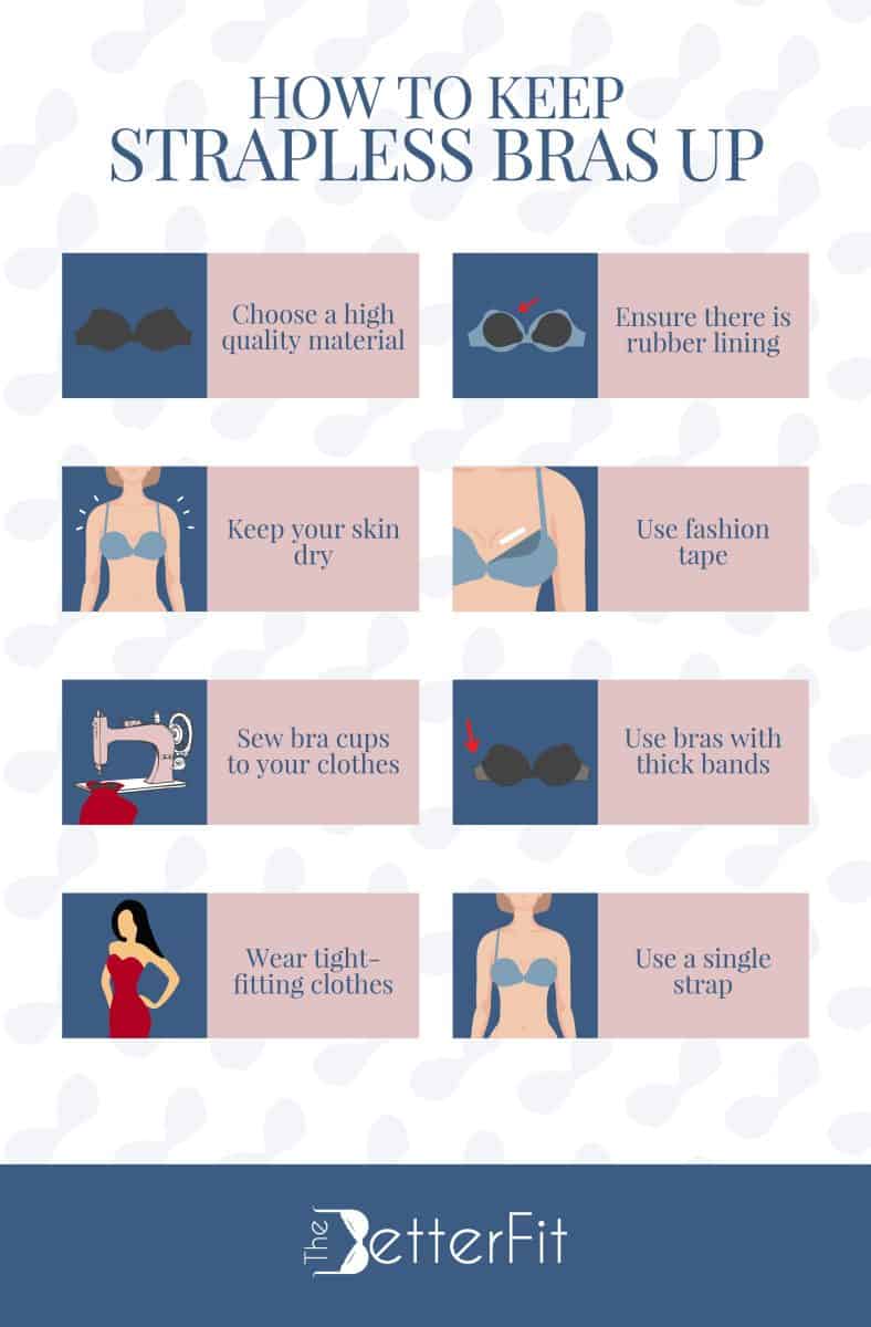 4 Methods for How to Make a Bra Strapless