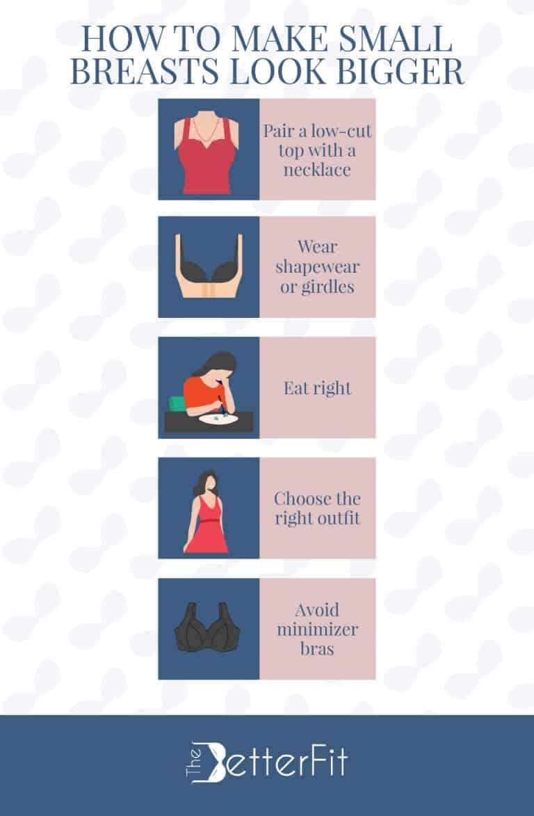 24 Secrets to Make Small Breasts Look Bigger | TheBetterFit