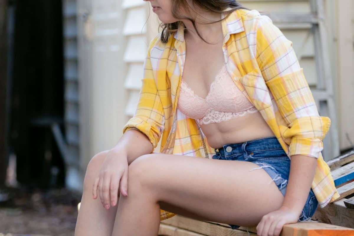 How to Wear a Bralette Under a Shirt