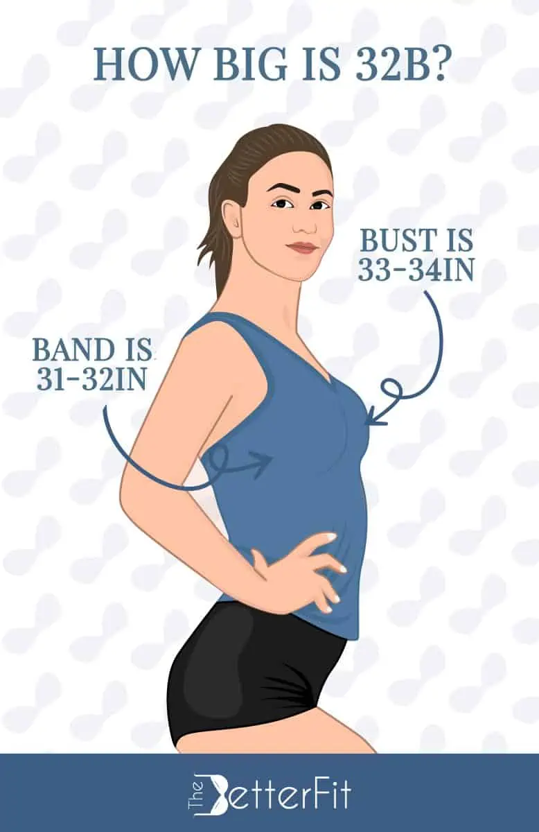 How big is a 32B bra? - Quora