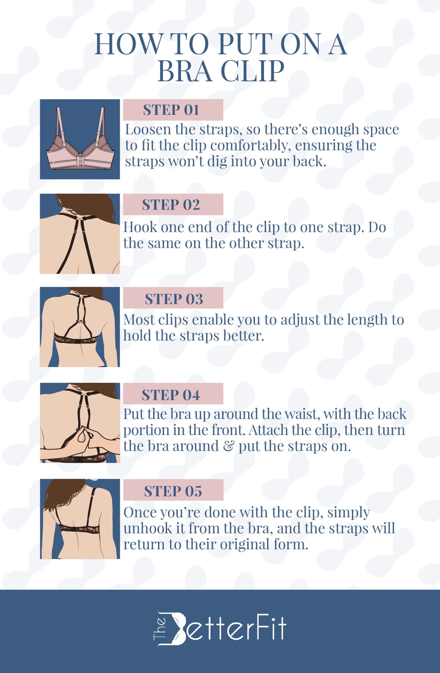 How to Put on a Bra Clip TheBetterFit
