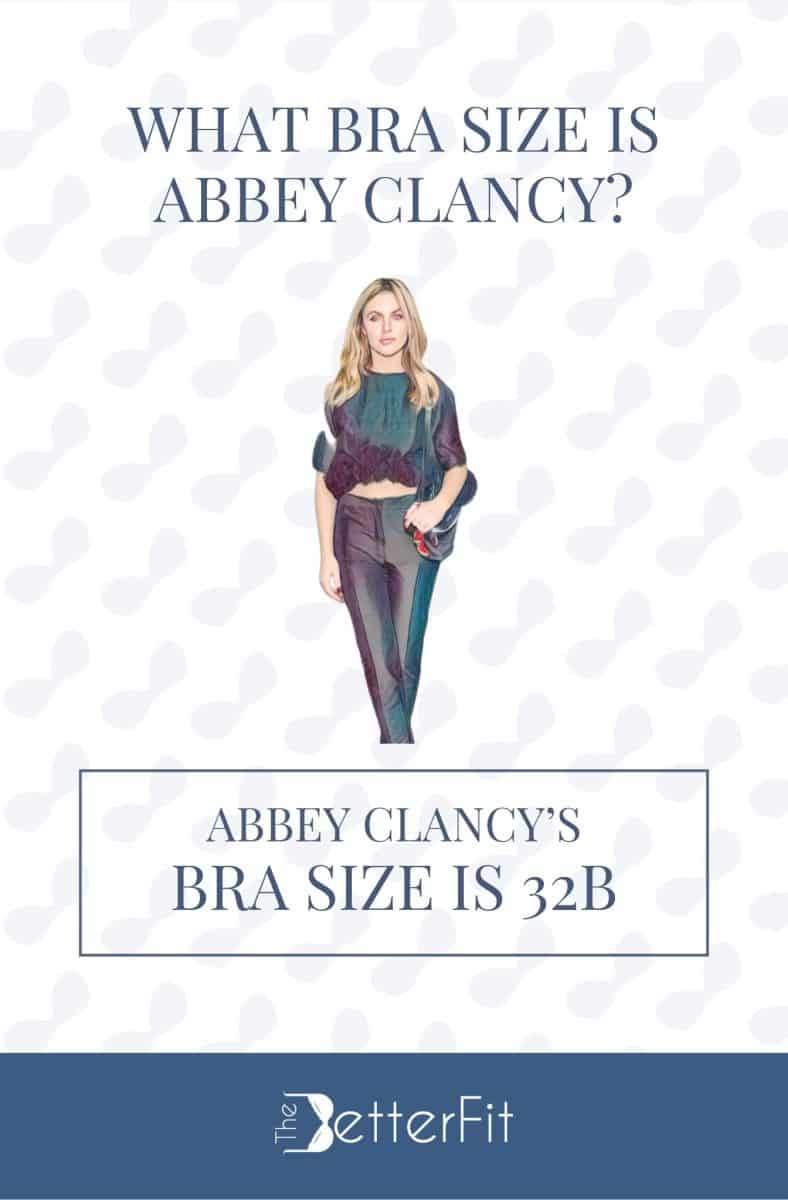 Graphic image of Abbey Clancy wearing a blouse and skinny pants