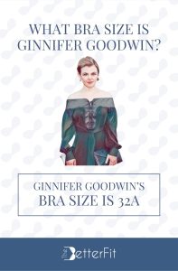 Graphic image of Ginnifer Goodwin with 32A bra size wearing an off shoulder long sleeves dress