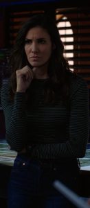 Daniela Ruah as Kensi Blye in a scene in NCIS