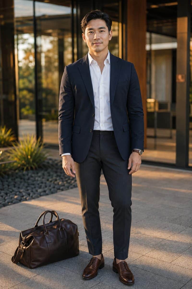30 Men's Business Casual Outfits That Actually Work at Work | TheBetterFit