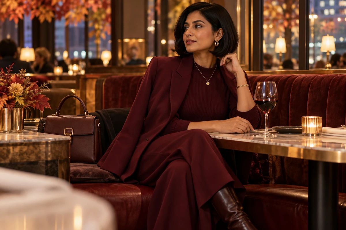 23 Burgundy Outfits for a Rich Autumn Look