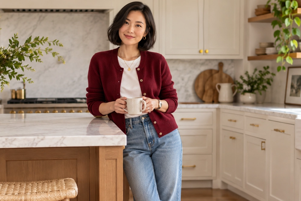 26 Cardigan and Jeans Outfits That Look Put Together With Almost No Effort