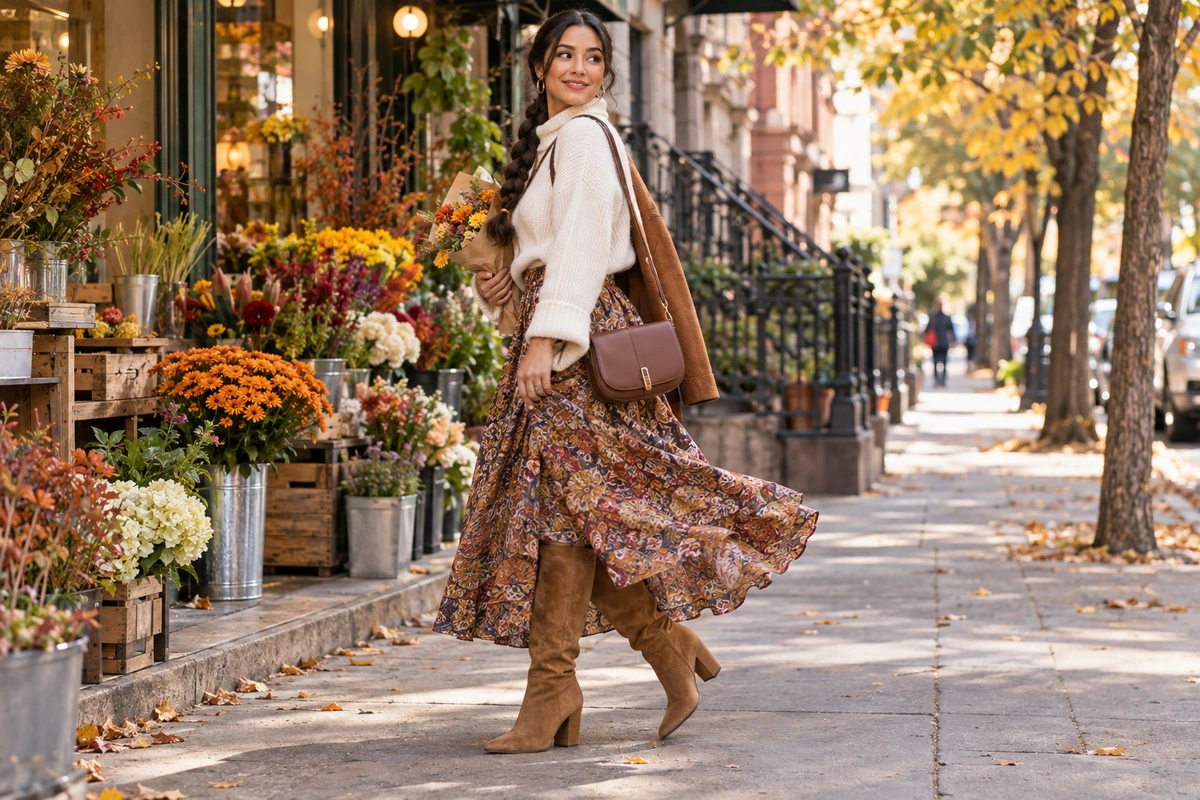 23 Fall Skirt Outfits for When You’re Tired of Jeans