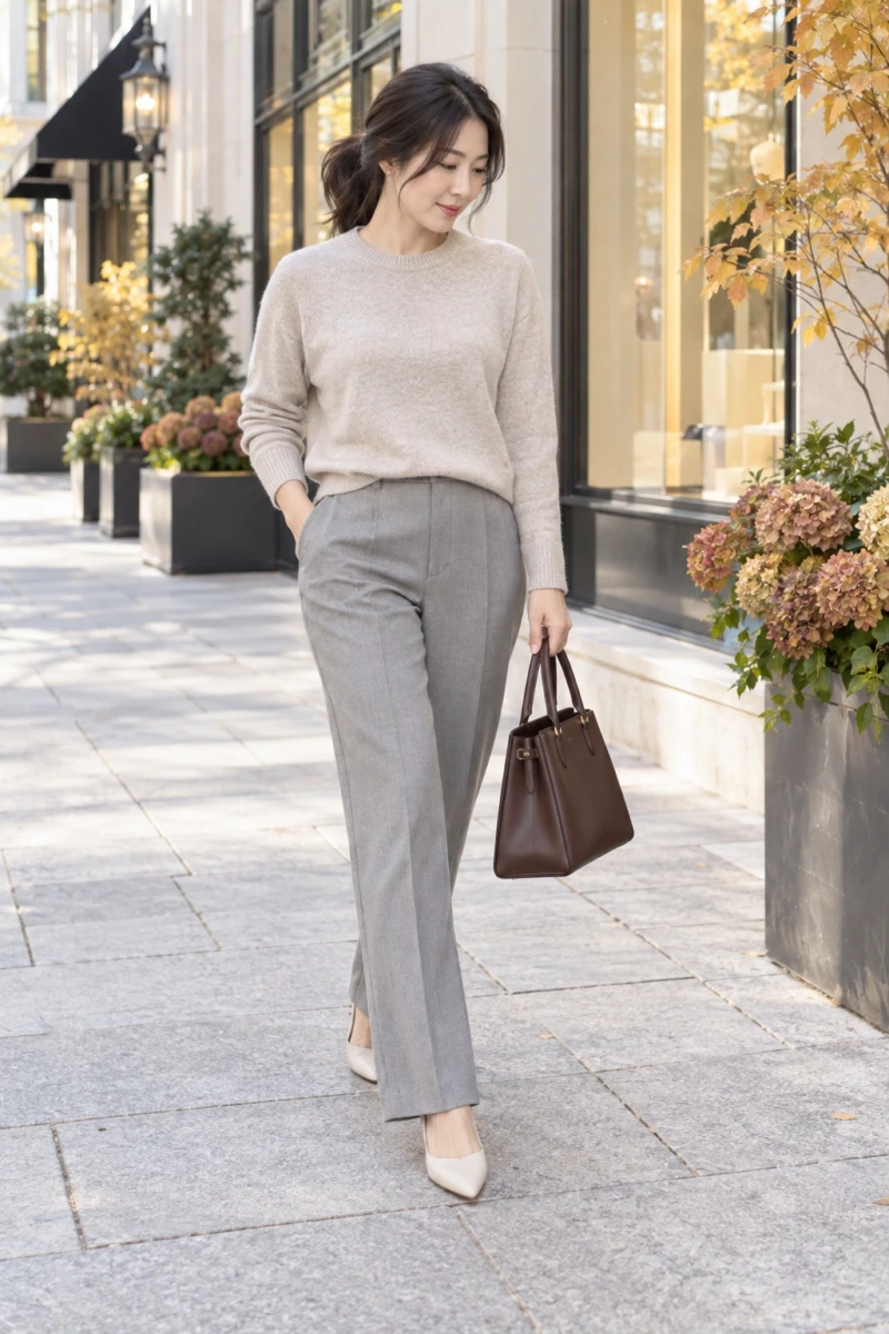 Brown Bag as the Only Brown in Neutrals