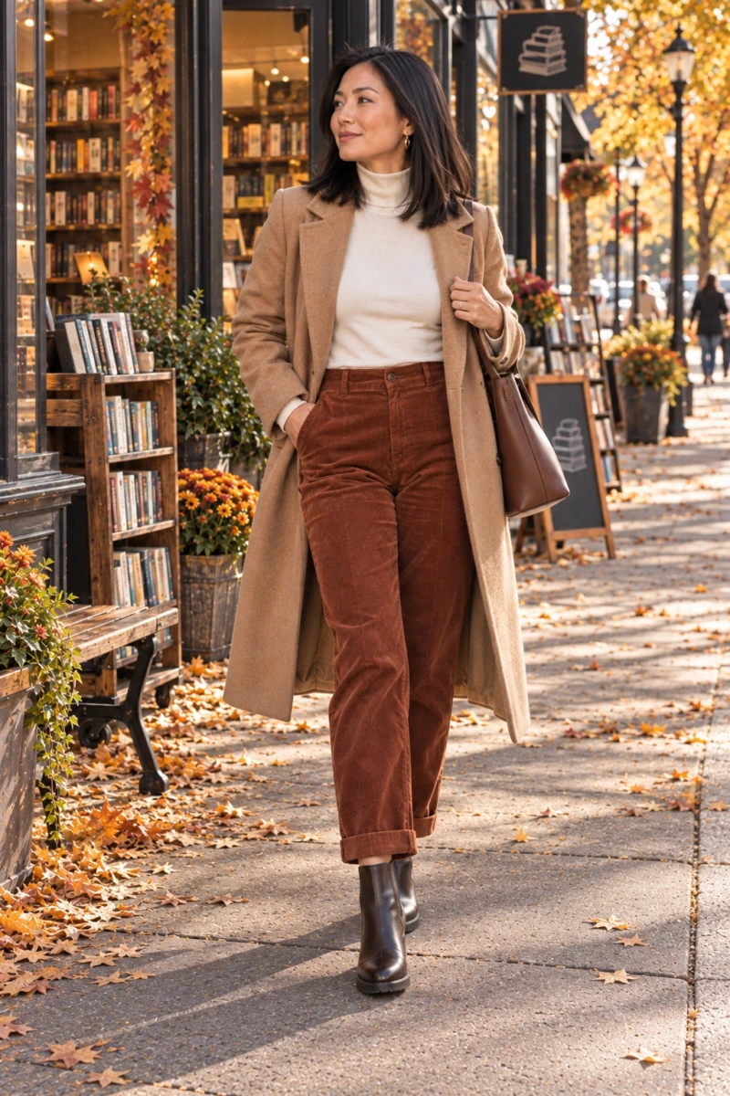 Chelsea Boots, Corduroy Pants, and a Turtleneck