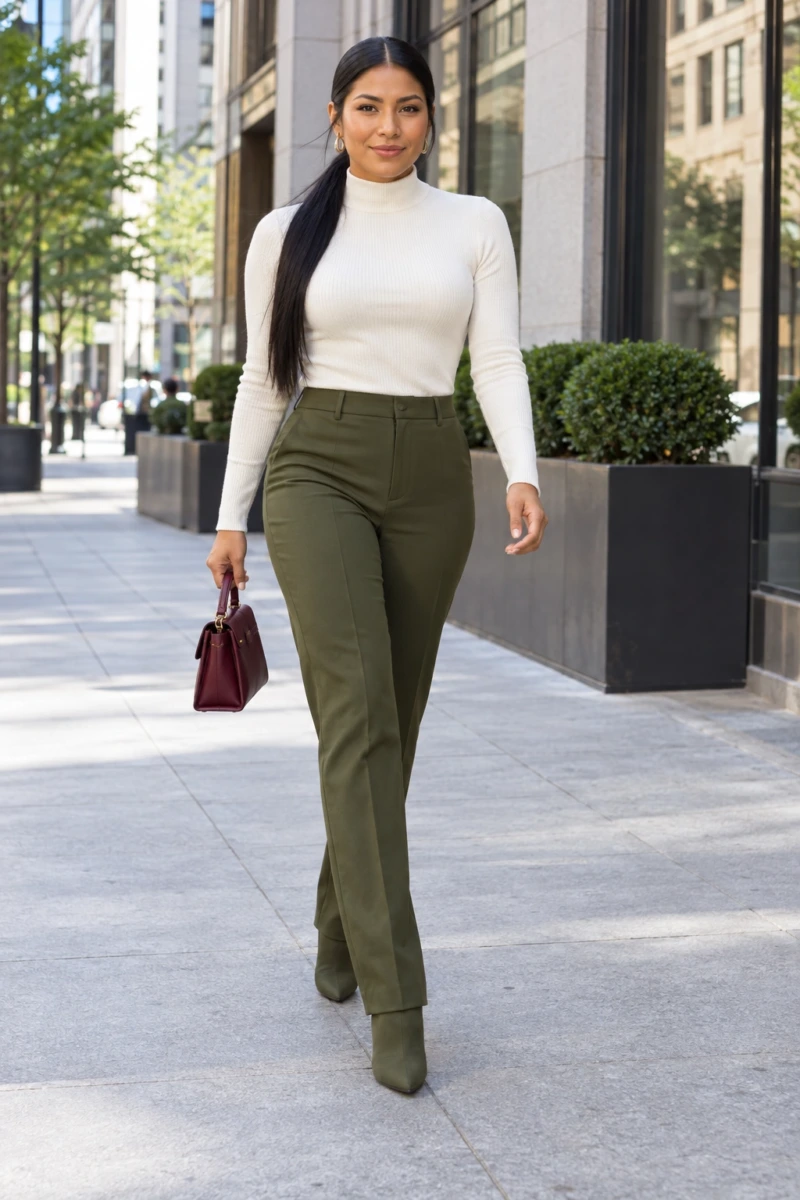 Ankle Boots in the Same Shade as Your Trousers